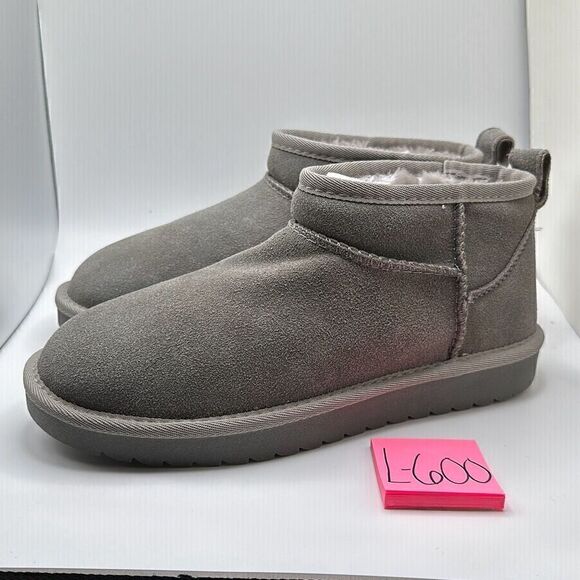 CUSHIONAIRE Women's pull on boot 8.5 GRAY - Picture 3 of 7